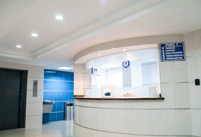 Modern physiotherapy clinic interior